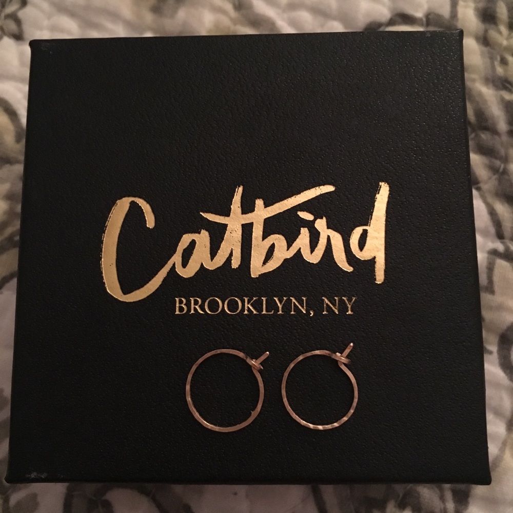 Catbird NYC Hoop Dream Earrings in Gold